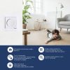 DEVIreg Display Connect, Érzékelőtípus: Helyiség + padló