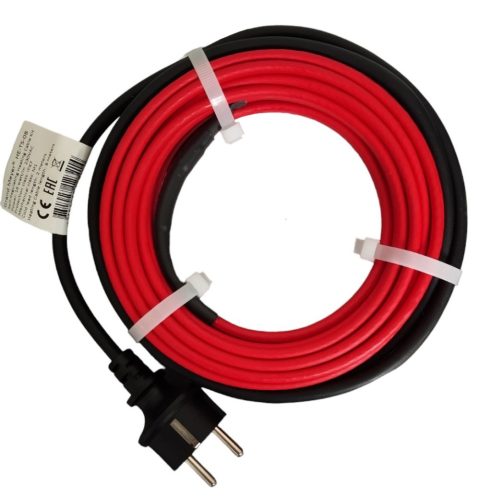 EVP-GM-HE-TS-04  4M  konfekcionál önszabályzó  16W/m  10°C-on csőfűtés 2m dugvillás betápkábellel