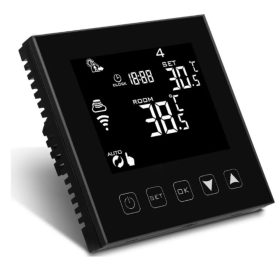   EVP HY603WE black termosztát +5..+35°C, 16A padlóérzékelővel