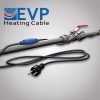 EVP-PFP-01 1m + termosztát 230V, 12W fix teljesítményű fűtőkábel szett