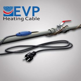   EVP-PFP-01 1m + termosztát 230V, 12W fix teljesítményű fűtőkábel szett