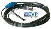 EVP-PFP-01 1m + termosztát 230V, 12W fix teljesítményű fűtőkábel szett