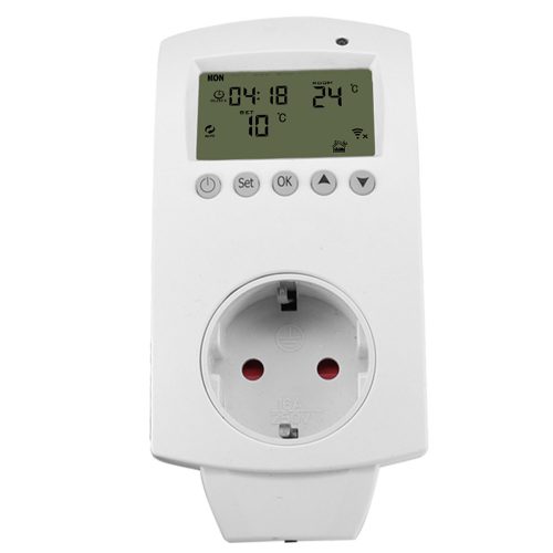 EVP HY02TP WIFI white dugvillás termosztát +5..+35°C, 16A