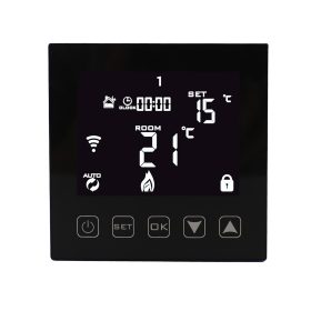   EVP HY603WE WIFI black termosztát +5..+35°C, 16A padlóérzékelővel