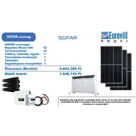 SOFAR napelem csomag aszimmetrikus inverterrel